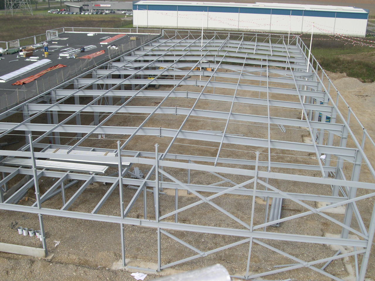 Structure acier en construction